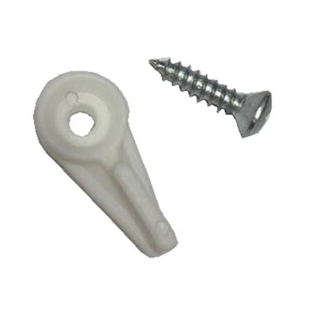 Us Hardware 8CT WHT ScrStorm Clip WP-9877C